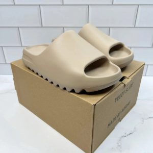 Beige yeezy slides
